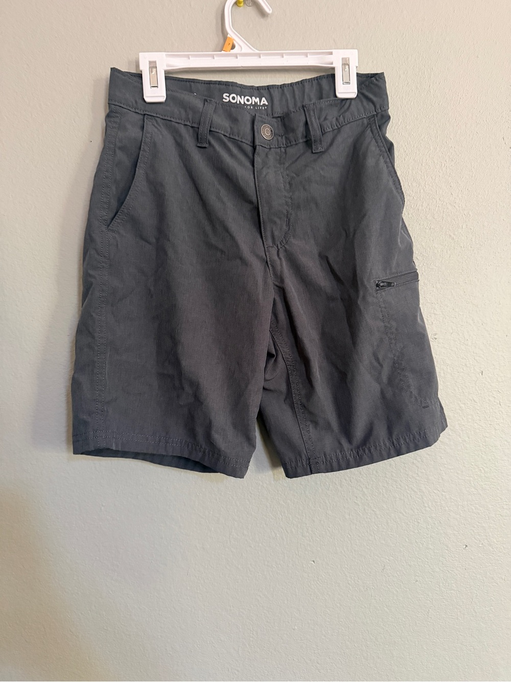Sonoma Men's Dark Gray Cargo Shorts